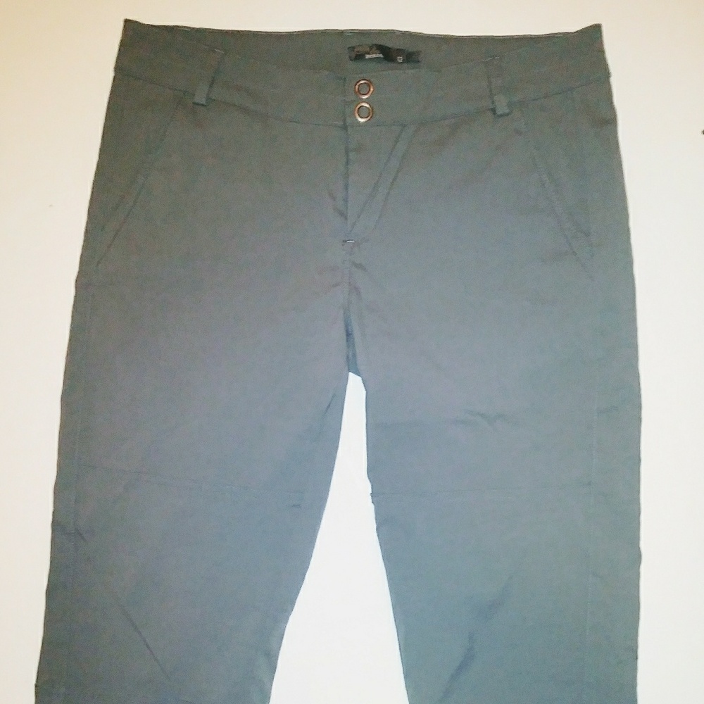 Prana Women's grey Bermuda Shorts size 12